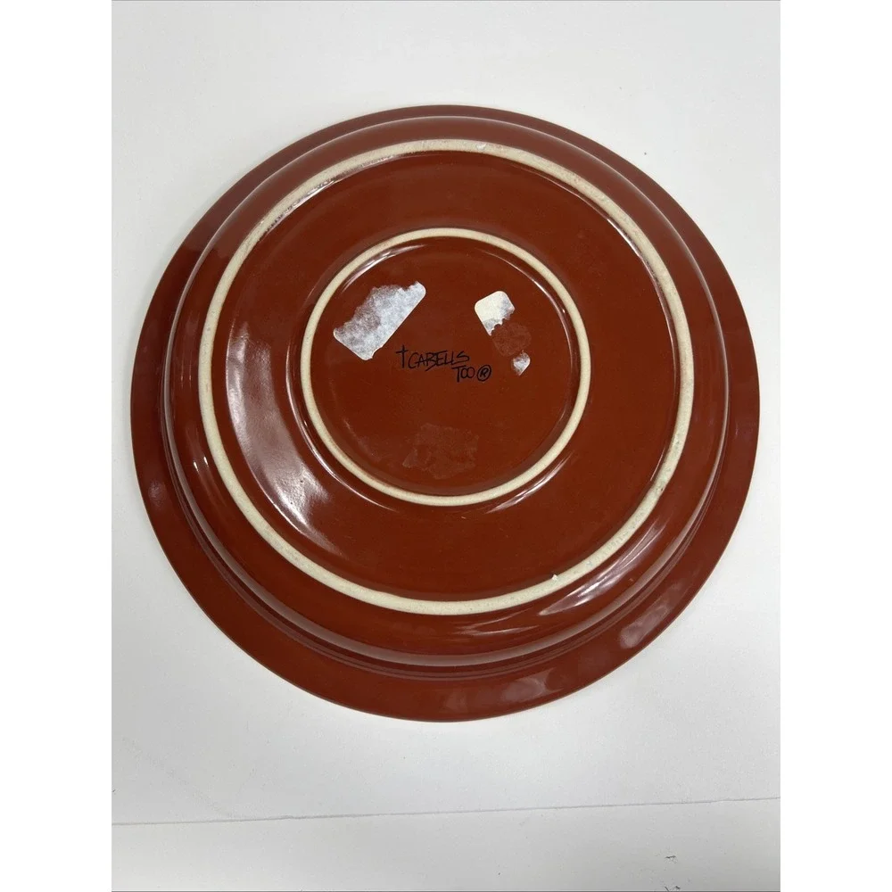 3 Cabells Too Magnolia Lane Collection Pumpkin Pie Recipe Fluted‎  Pie Plate